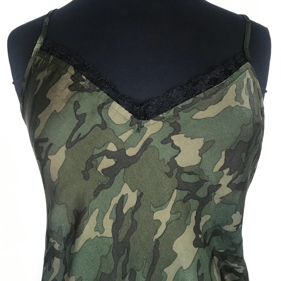 NWOT Wild Fable Camouflage Midi Slip Dress XS - Picture 5 of 9